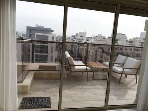 ניקוי חלונות דירה 4 חדרים